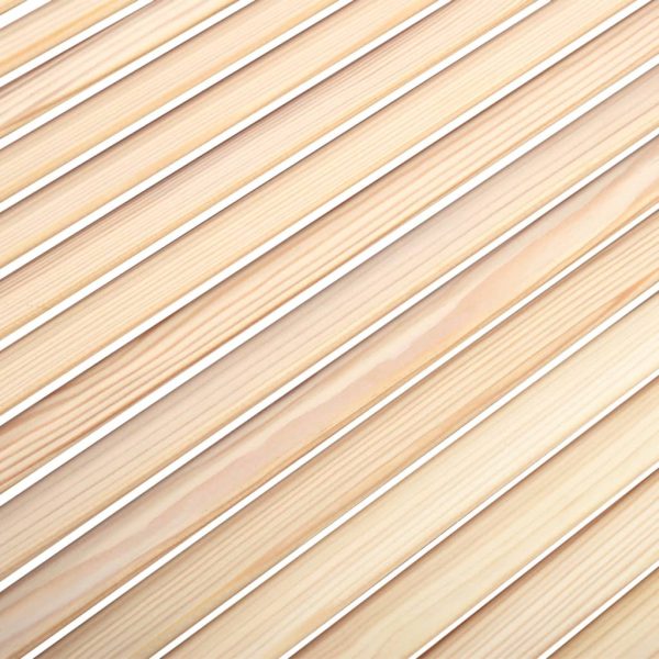 Ante Con Design A Lamelle 4 Pz 99,3x59,4 Cm In Legno Di Pino - Image 5