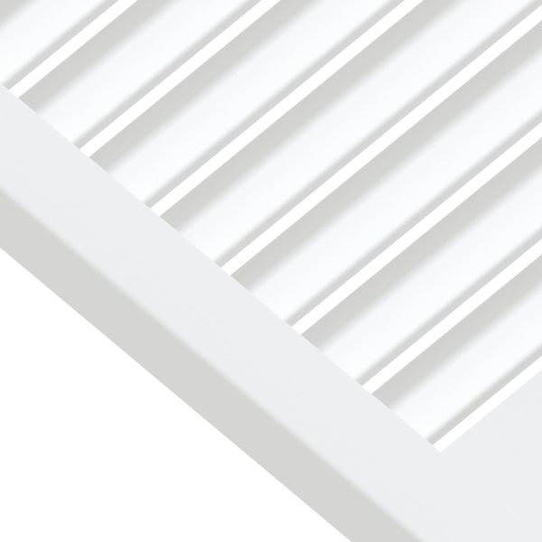 Ante A Lamelle 4 Pz Bianche 39,5x49,4 Cm In Legno Di Pino - Image 4