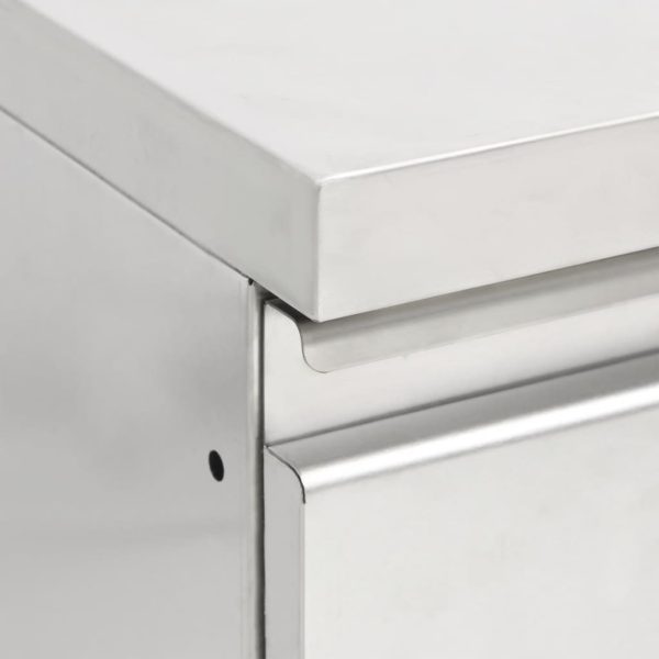 Mobiletto Da Cucina Commerciale Con 3 Cassetti In Acciaio Inox - Image 5