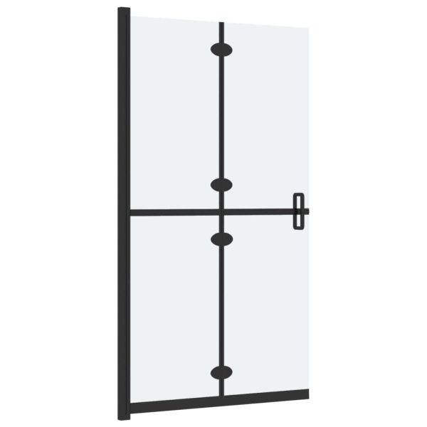 Parete Per Doccia WalK-In Pieghevole In Vetro Esg 80x190 cm - Image 4