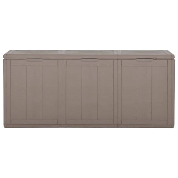 Baule Da Giardino 270 L Marrone In Rattan pp - Image 3