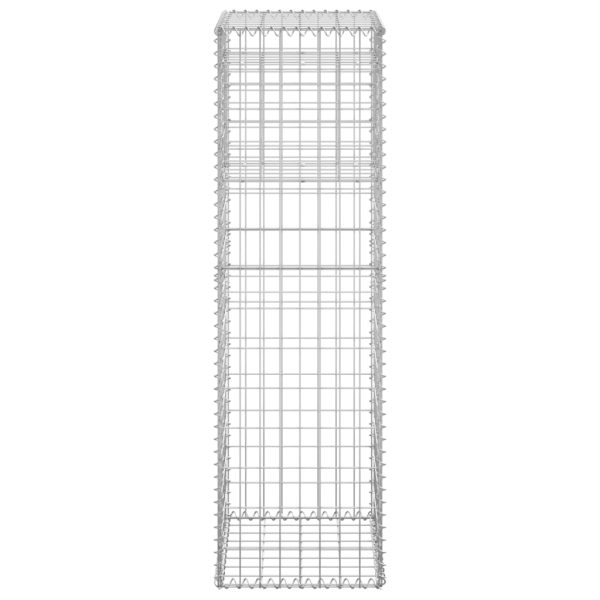 Cesto A Gabbione A Torre 40x40x140 Cm In Ferro - Image 4