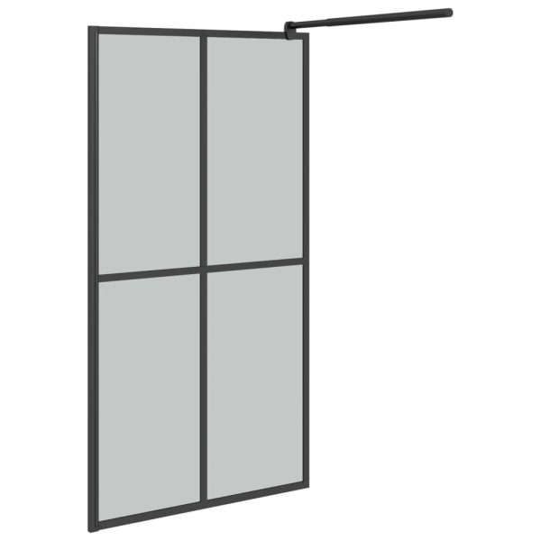 Cabina Doccia 100x195 Cm Vetro Temperato Scuro - Image 5