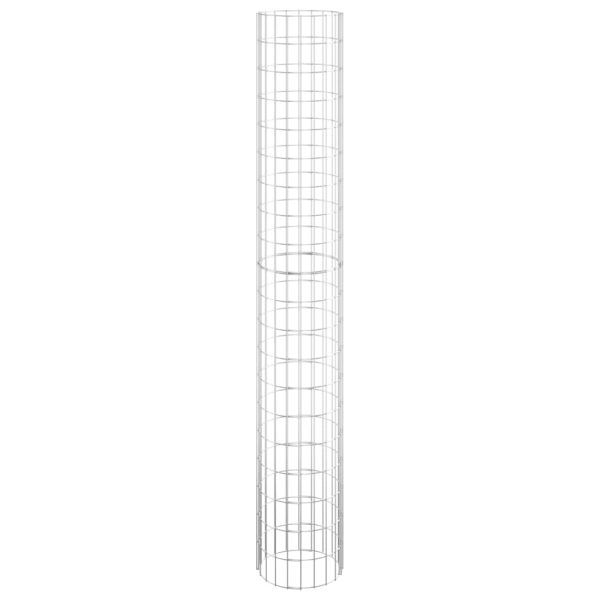 Palo Gabbione Circolare In Acciaio Zincato Ø30x200 cm - Image 3