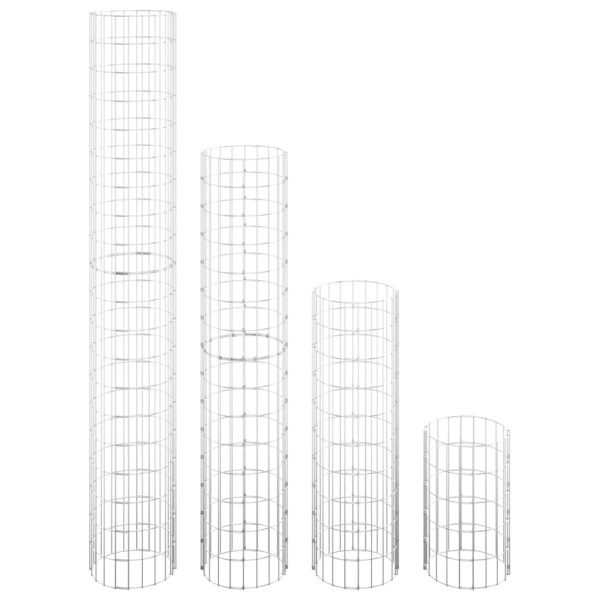 Fioriere Rialzate Gabbioni Circolari 4 Pz Ø30x50/100/150/200 cm - Image 3