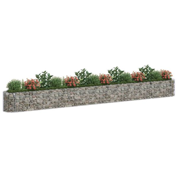 Gabbione Con Letto Rialzato In Acciaio Zincato 540x50x50 cm - Image 3