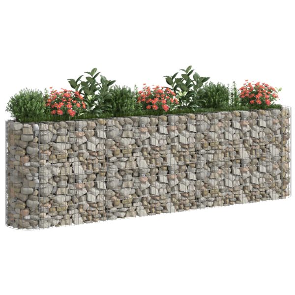 Gabbione Con Letto Rialzato In Acciaio Zincato 330x50x100 cm - Image 3