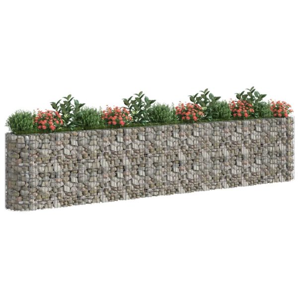 Gabbione Con Letto Rialzato In Acciaio Zincato 470x50x100 cm - Image 3
