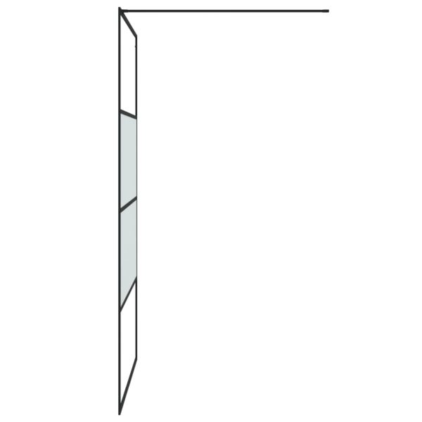Parete Doccia Walk In 115x195 Cm Vetro Semi Smerigliato Esg - Image 4