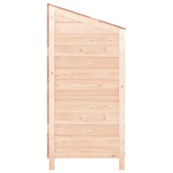 Capanno Da Giardino 102x52x112 Cm In Legno Massello Di Abete - Image 5