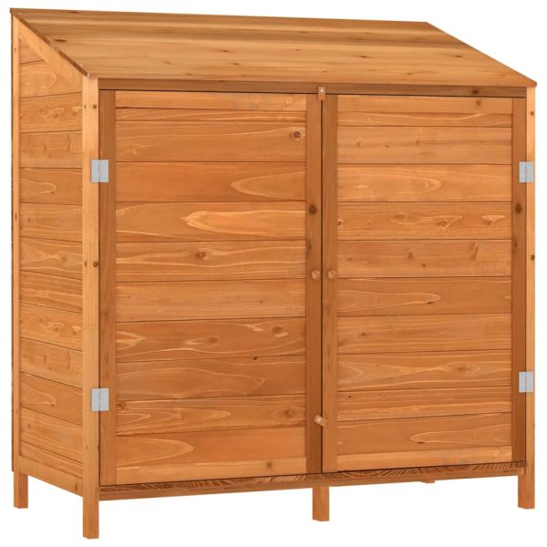 Capanno Da Giardino Marrone 102x52x112 Cm Legno Massello Abete - Image 2