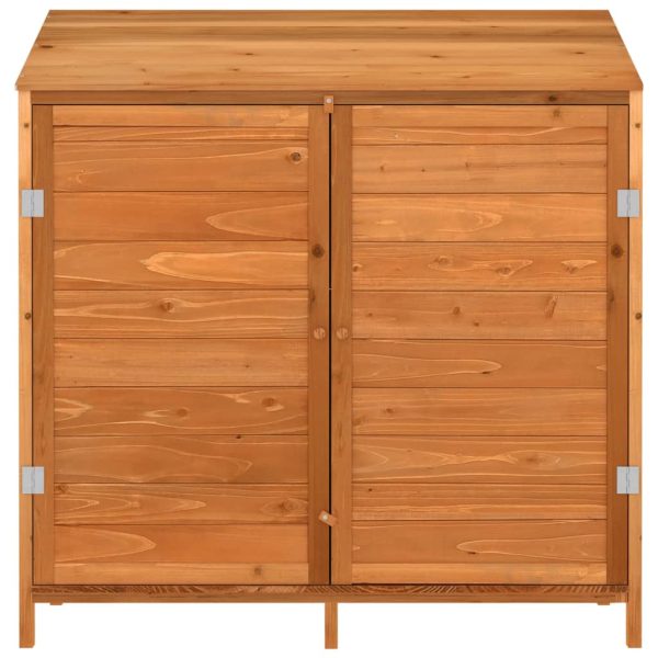Capanno Da Giardino Marrone 102x52x112 Cm Legno Massello Abete - Image 3