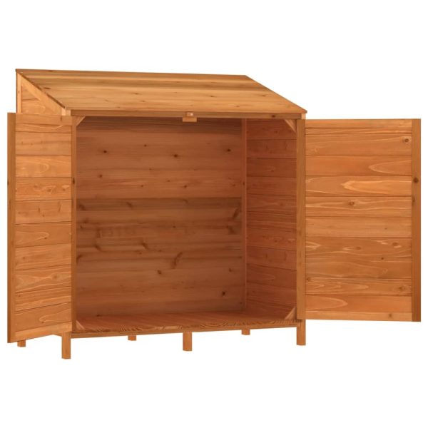 Capanno Da Giardino Marrone 102x52x112 Cm Legno Massello Abete - Image 4