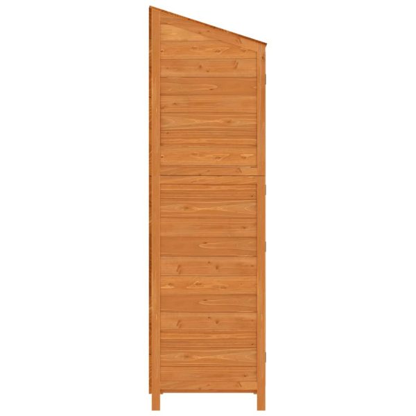 Capanno Da Giardino Marrone 102x52x174,5cm Legno Massello Abete - Image 5