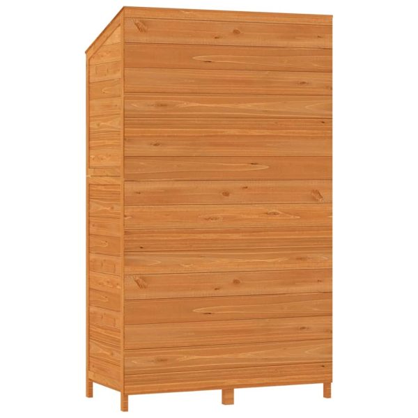 Capanno Da Giardino Marrone 102x52x174,5cm Legno Massello Abete - Image 6