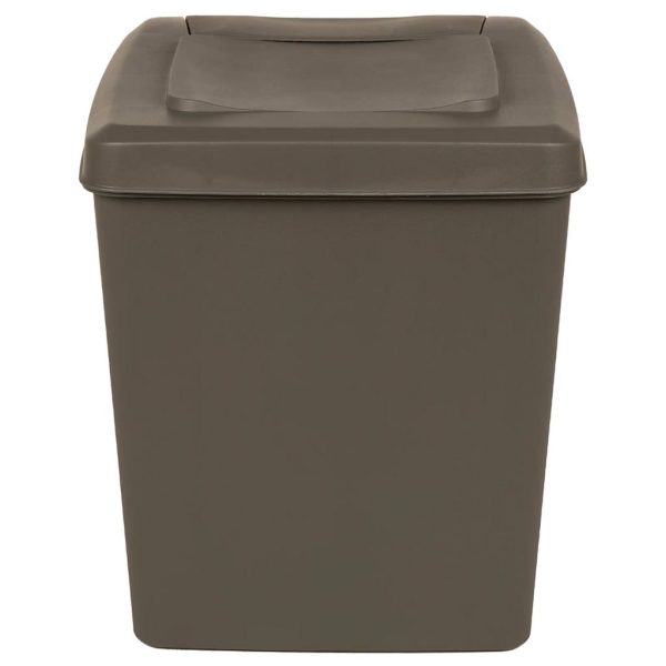 Contenitori Impilabili Per Rifiuti 3pz Grigio 75l Polipropilene - Image 4