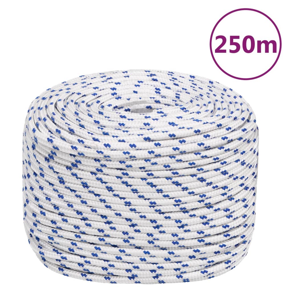 Corda Per Barca Bianca 6 Mm 250 M In Polipropilene