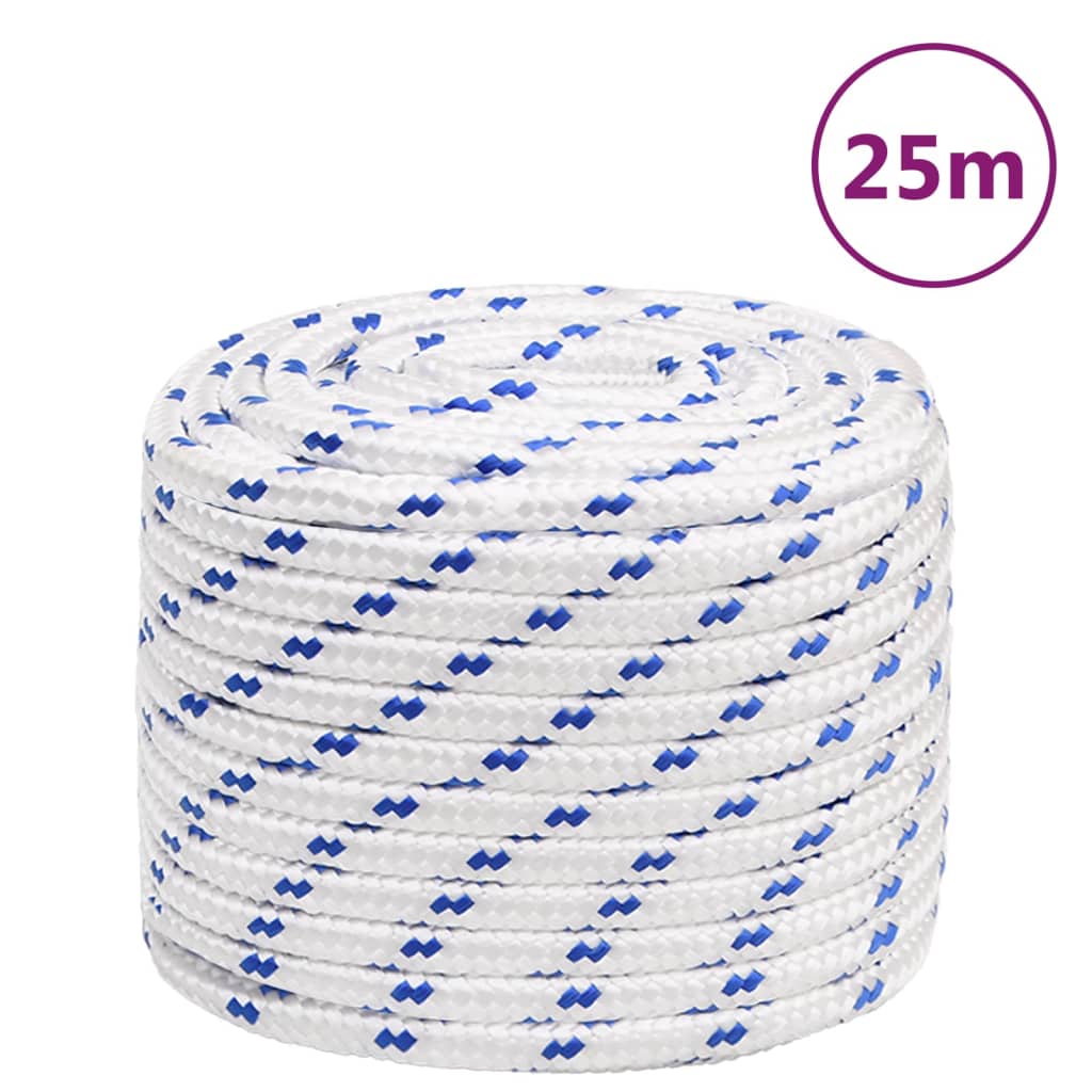 Corda Per Barca Bianca 16 Mm 25 M In Polipropilene