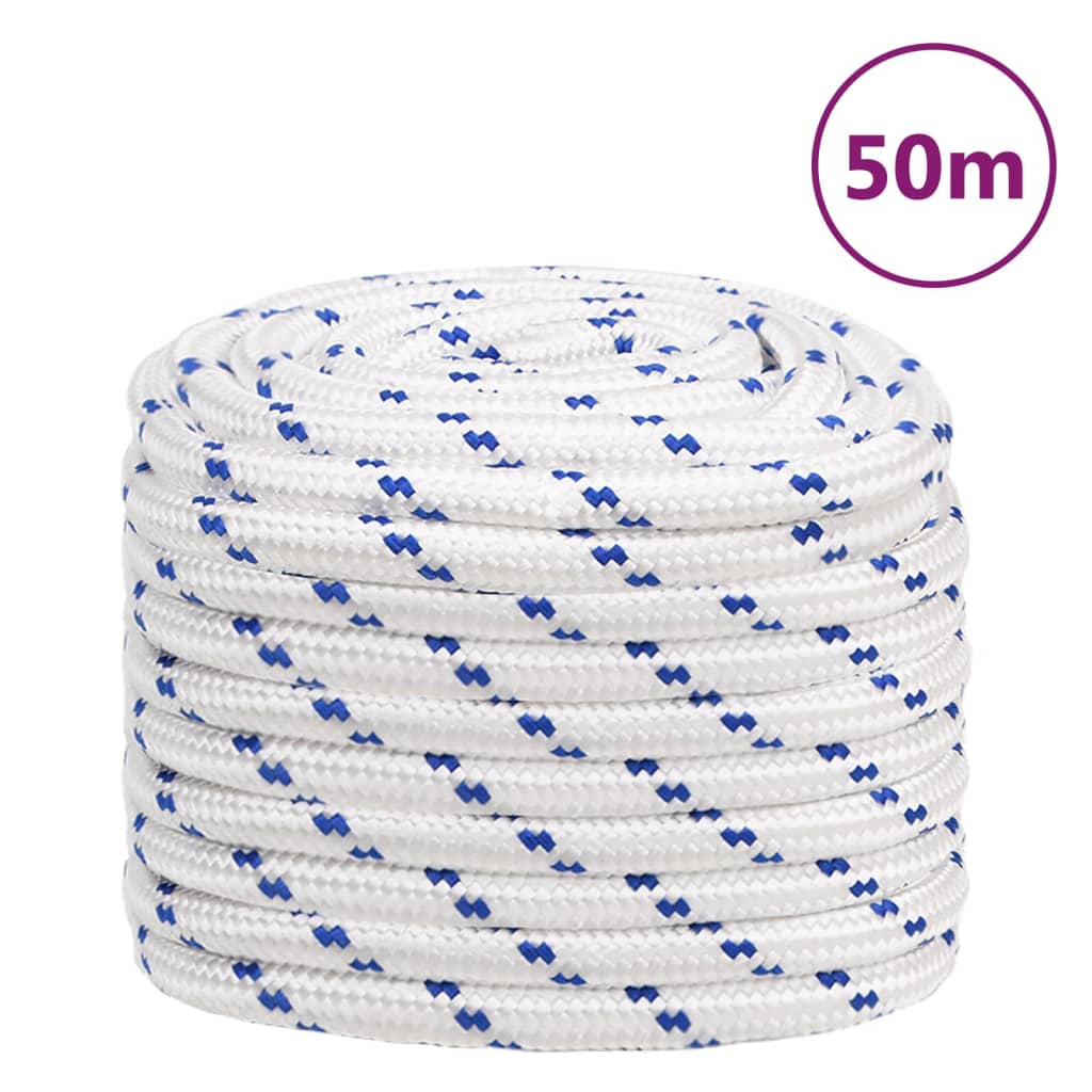 Corda Per Barca Bianca 20 Mm 50 M In Polipropilene