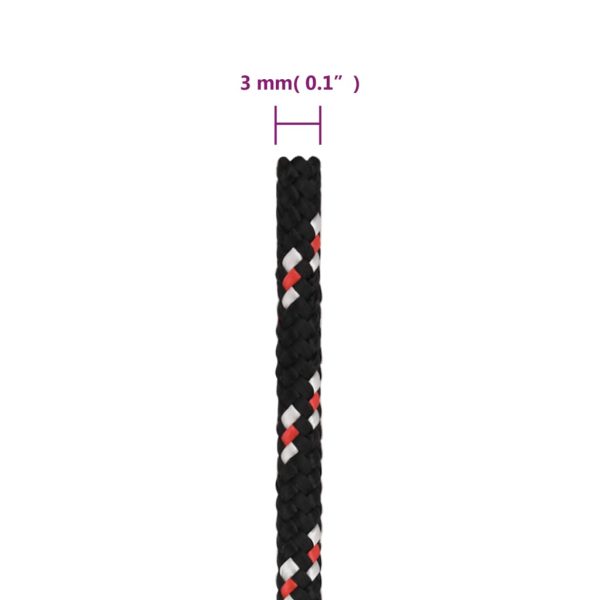 Corda Per Barca Nera 3 Mm 50 M In Polipropilene - Image 6