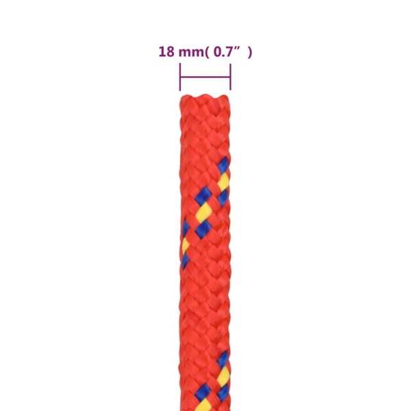 Corda Per Barca Rossa 18 Mm 25 M In Polipropilene - Image 6