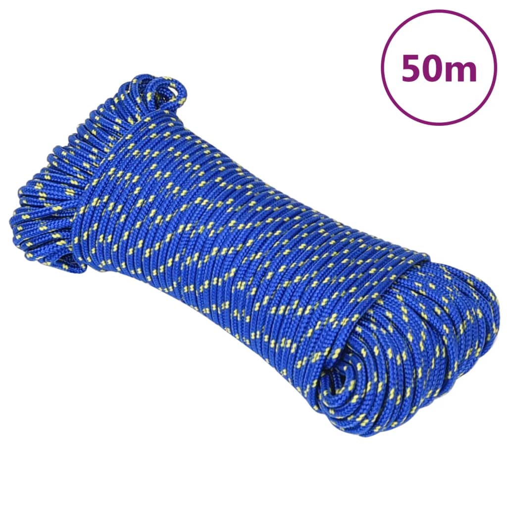 Corda Per Barca Blu 5 Mm 50 M In Polipropilene