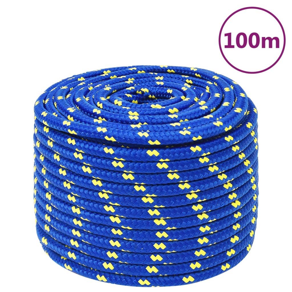Corda Per Barca Blu 12 Mm 100 M In Polipropilene