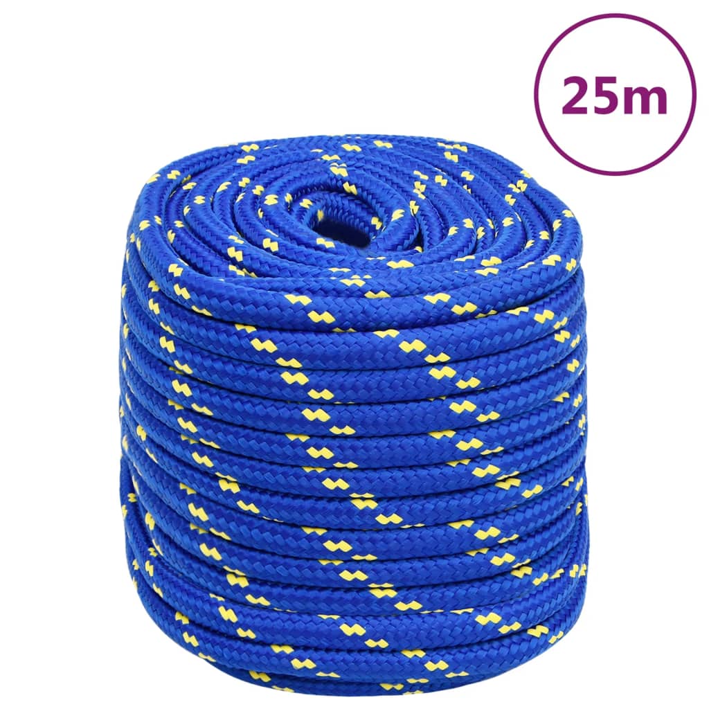 Corda Per Barca Blu 16 Mm 25 M In Polipropilene