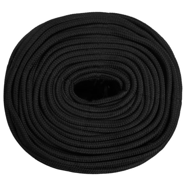 Corda Per Barca Completamente Nera 8 Mm 25 M In Polipropilene - Image 3