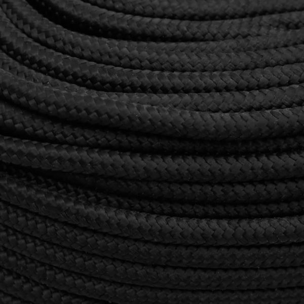 Corda Per Barca Completamente Nera 8 Mm 25 M In Polipropilene - Image 4