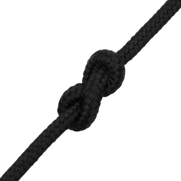 Corda Per Barca Completamente Nera 8 Mm 25 M In Polipropilene - Image 5