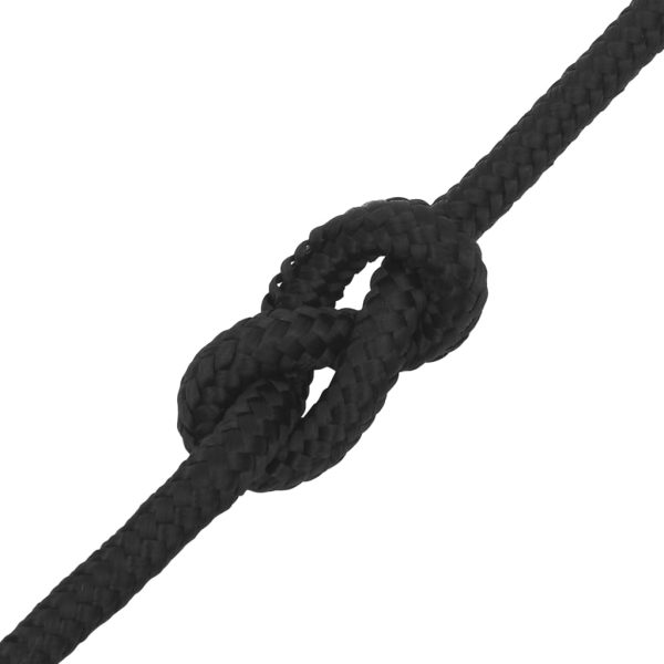 Corda Per Barca Completamente Nera 14 Mm 100 M In Polipropilene - Image 5
