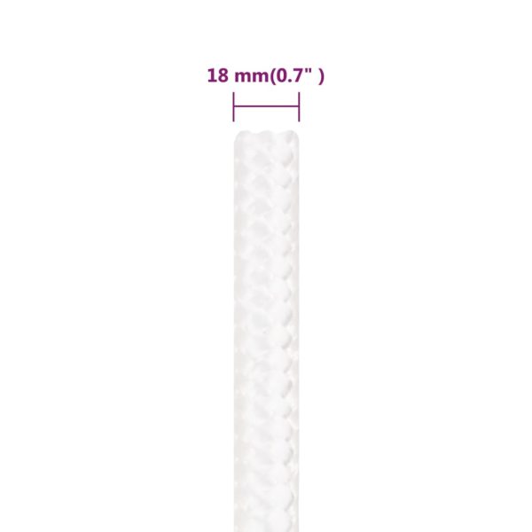Corda Per Barca Completamente Bianca 18 Mm 50 M In Polipropilene - Image 6