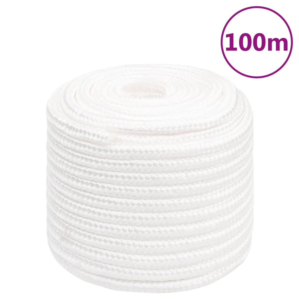 Corda Per Barca Completamente Bianca 18 Mm 100 M In Polipropilene