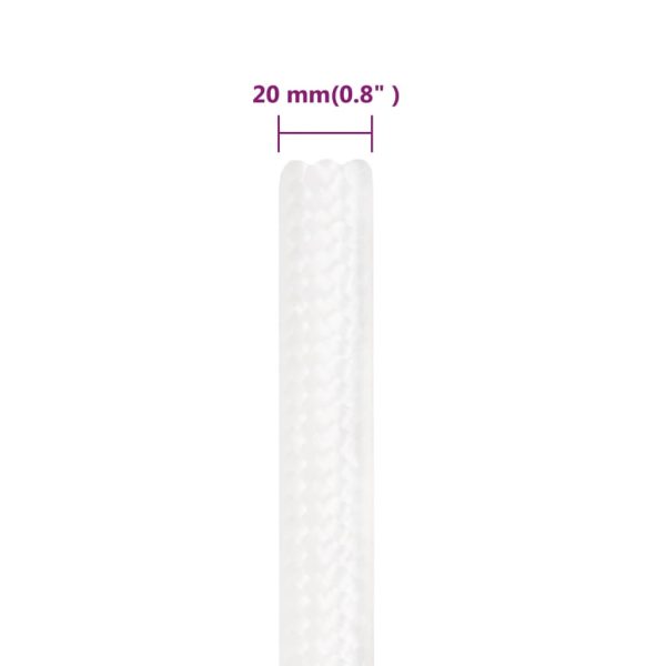Corda Per Barca Completamente Bianca 20 Mm 50 M In Polipropilene - Image 6