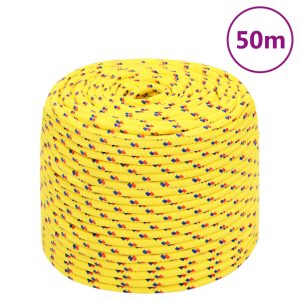 Corda Per Barca Gialla 6 Mm 50 M In Polipropilene