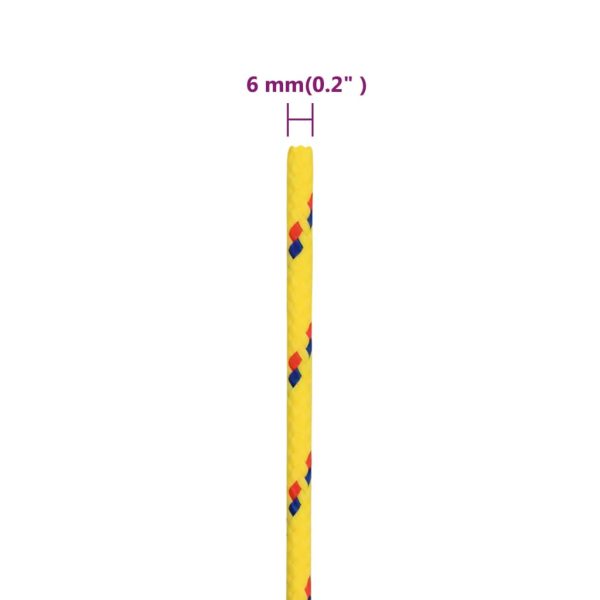 Corda Per Barca Gialla 6 Mm 250 M In Polipropilene - Image 6
