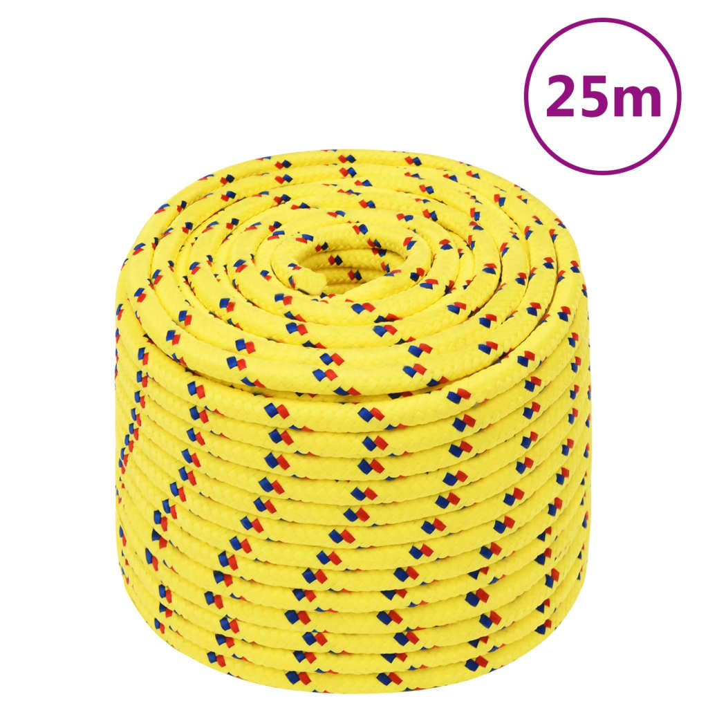 Corda Per Barca Gialla 12 Mm 25 M In Polipropilene