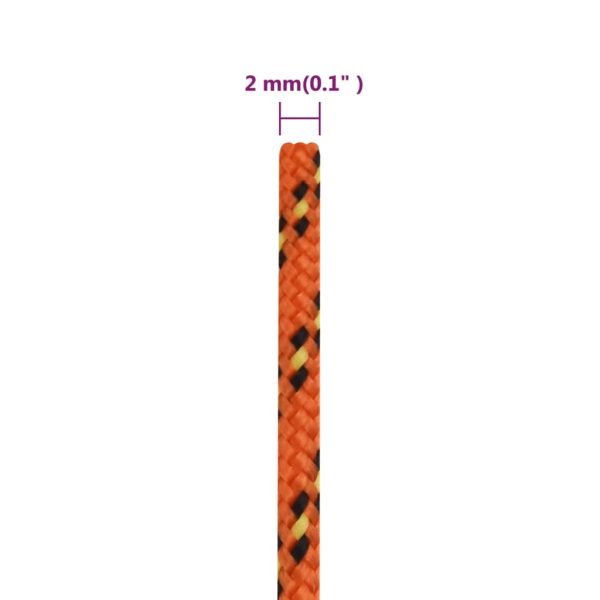 Corda Per Barca Arancione 2 Mm 100 M In Polipropilene - Image 6