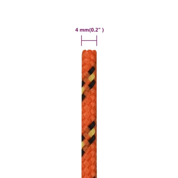 Corda Per Barca Arancione 4 Mm 100 M In Polipropilene - Image 6