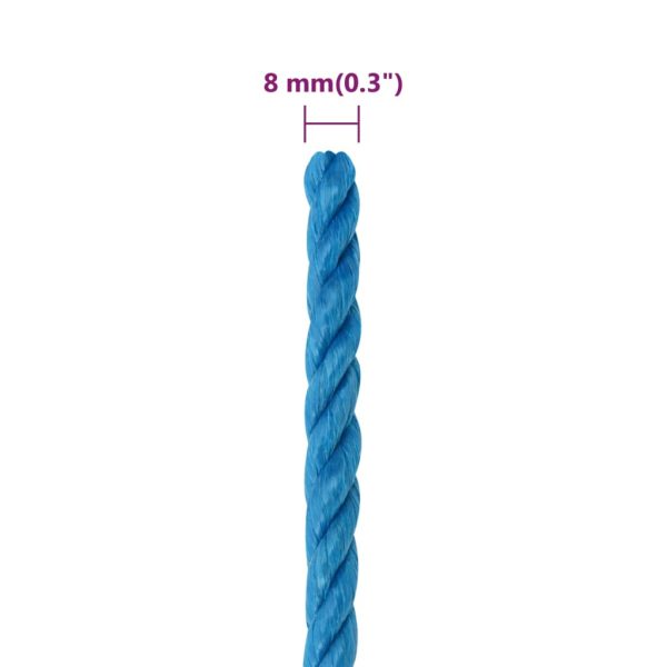 Corda Da Lavoro Blu 8 Mm 100 M In Polipropilene - Image 6