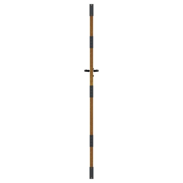Cancello Da Giardino 85x175 Cm Acciaio Corten Design Quadrato - Image 5