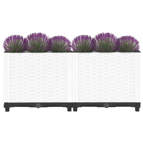 Fioriera Rialzata 80x40x38 Cm In Polipropilene - Image 3