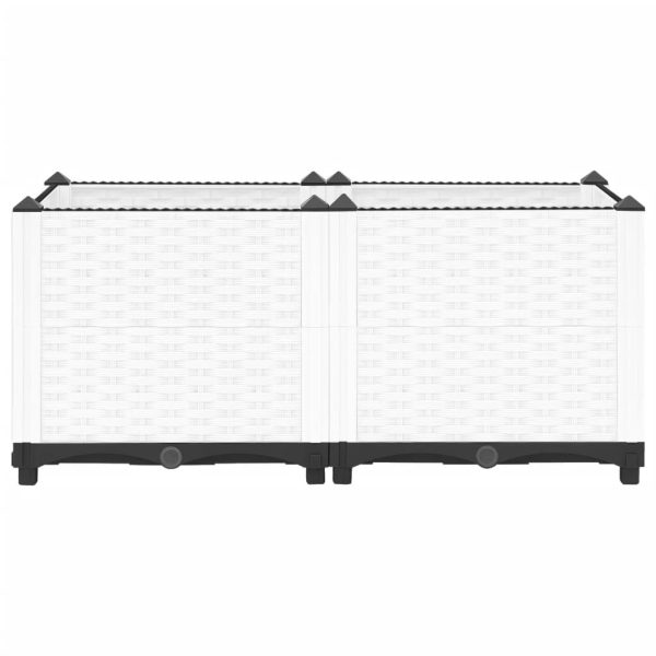 Fioriera Rialzata 80x40x38 Cm In Polipropilene - Image 4