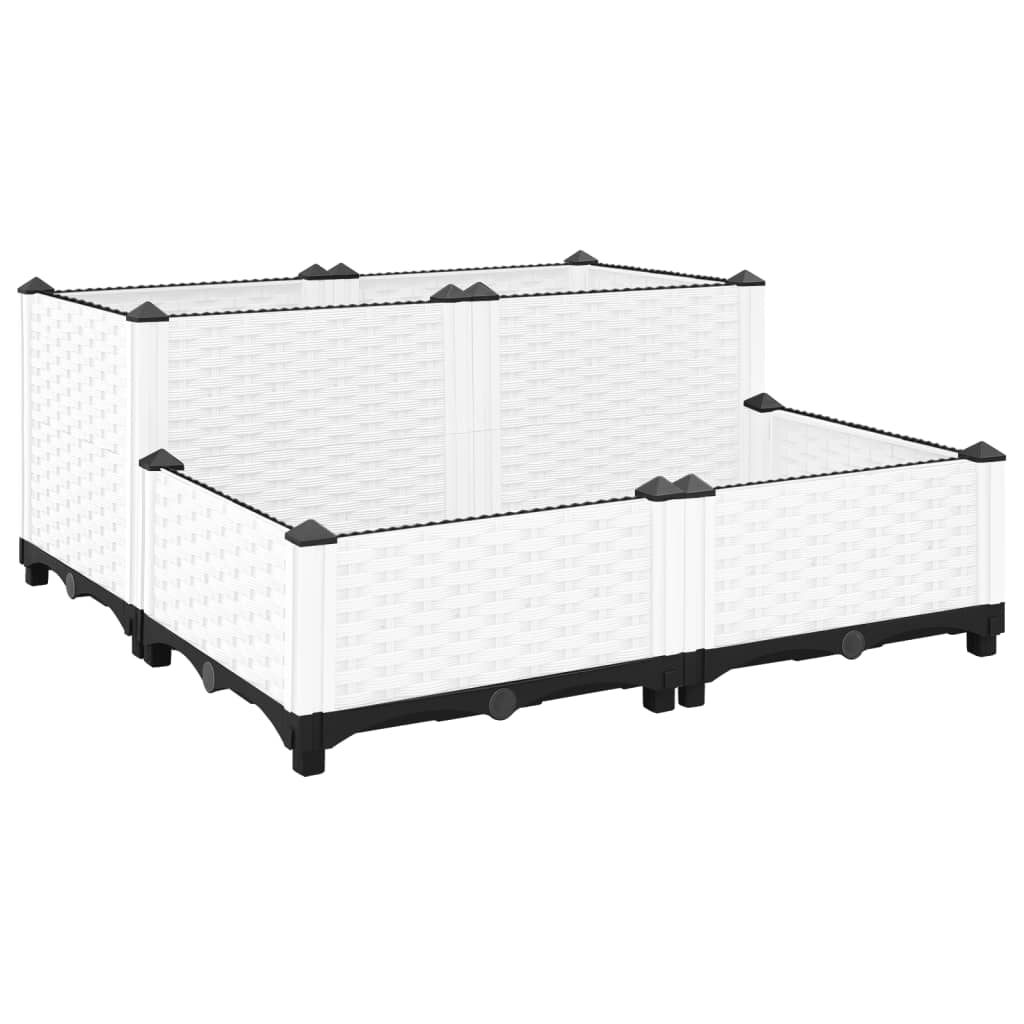 Fioriera Rialzata 80x80x38 Cm In Polipropilene