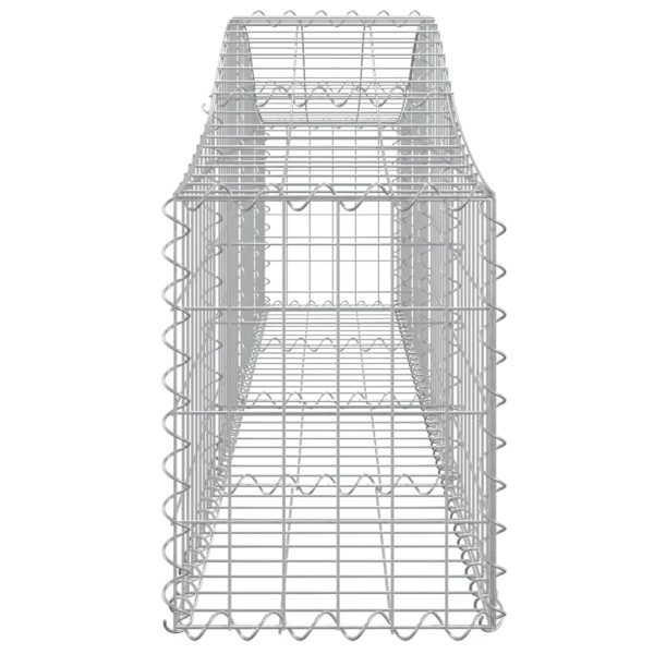 Cesto Gabbione Ad Arco 200x30x40/60 Cm Ferro Zincato - Image 4