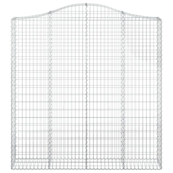 Cesto Gabbione Ad Arco 200x30x200/220 Cm Ferro Zincato - Image 3