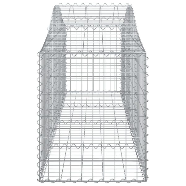 Cesto Gabbione Ad Arco 200x50x60/80 Cm Ferro Zincato - Image 4