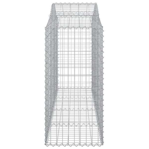 Cesto Gabbione Ad Arco 200x50x120/140 Cm Ferro Zincato - Image 4