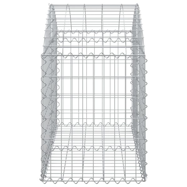 Cesto Gabbione Ad Arco 100x50x60/80 Cm Ferro Zincato - Image 4
